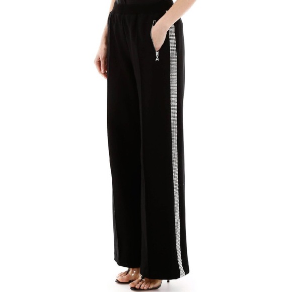 Area NYC Embellished Stripe Track Pants - Picture 1 of 4